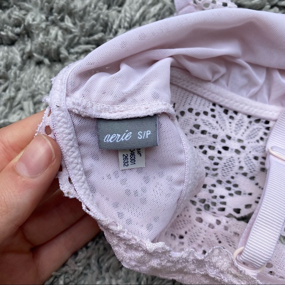 Aerie Pink Lace Bralette - Picture 4 of 4
